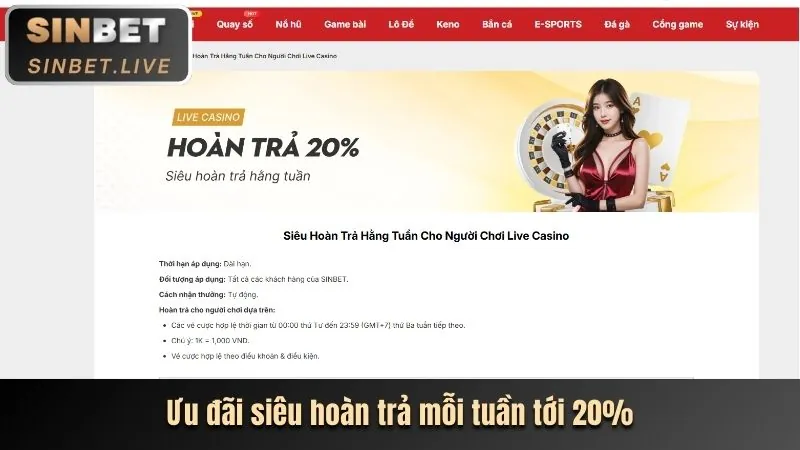 Ưu đãi nạp tiền hàng ngày/tuần tại OKVIP